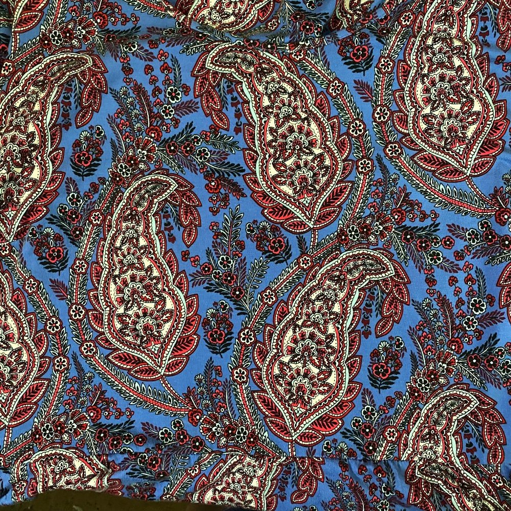Talbots Paisley Tiered Midi Dress 3X - Picture 4 of 11